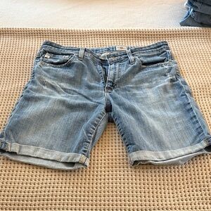 AG The Brooke Bermuda Short Classic Blue Denim Women's Shorts